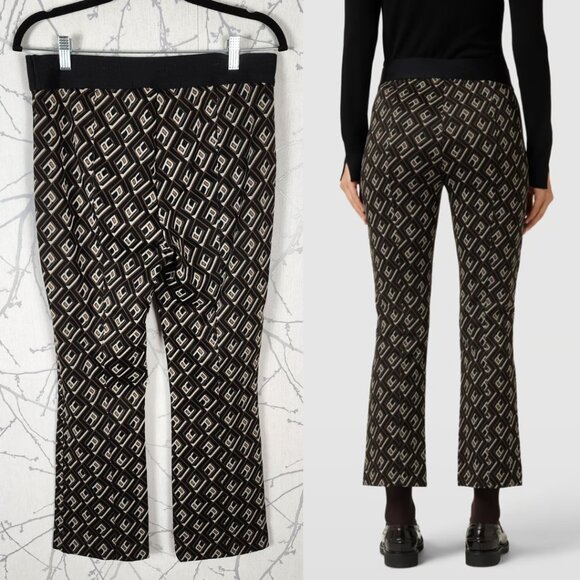 Raffaelo Rossi Monogram Stretch Knit Macy 7/8 Bootcut Pants - Picture 2 of 10